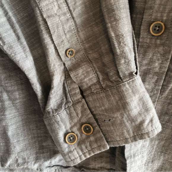 Weatherproof Vintage - Grey Denim Style Button Down Shirt - X-LARGE - Picture 9 of 13